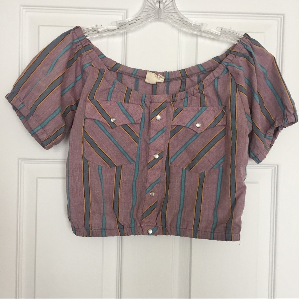 Urban Renewal crop top, off the shoulder - Picture 2 of 4